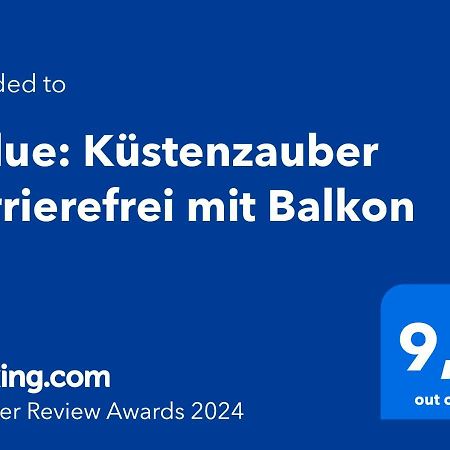 Cblue: Kuestenzauber Barrierefrei Mit Balkon Heiligenhafen Eksteriør bilde