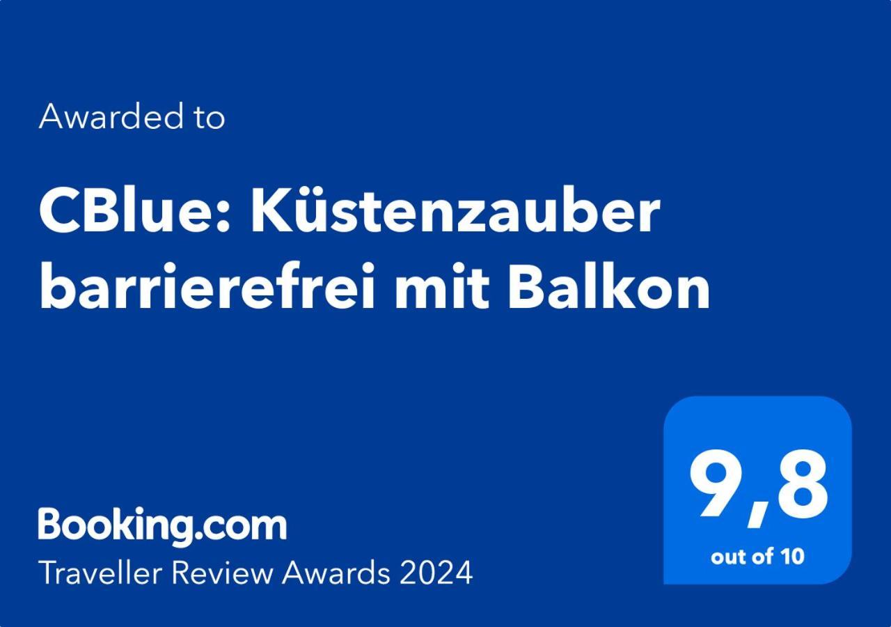 Cblue: Kuestenzauber Barrierefrei Mit Balkon Heiligenhafen Eksteriør bilde